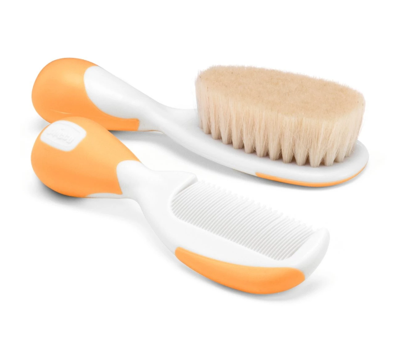 Chicco Set perie, pieptene p/u copii Galben 6569000/66003330 Bucata N1