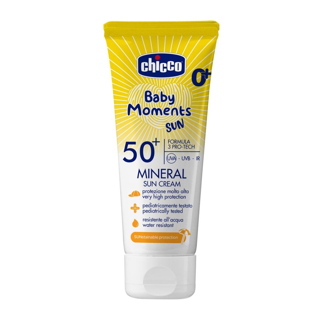 Chicco protectie solara crema minerala SPF50+ 75ml 112590 Bucata N1