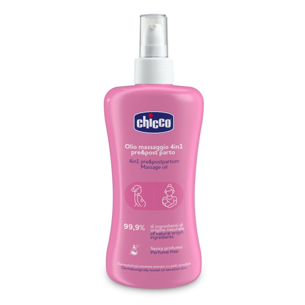 Chicco Ulei masaj 4in1 Pre & PostPartum 200 ml, Bucata N1