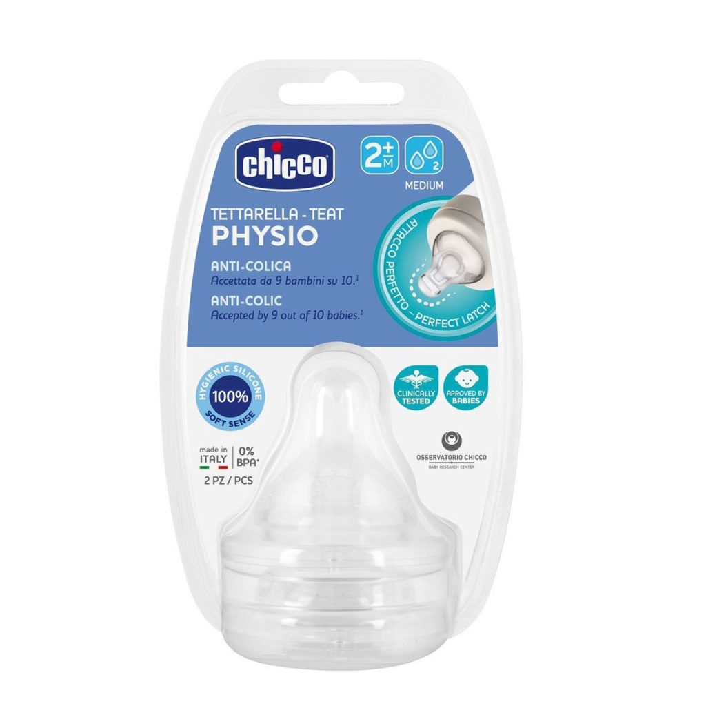 Chicco Tetina silicon perfect 5 2M+  2 buc (2021) 20323 Cutie N2