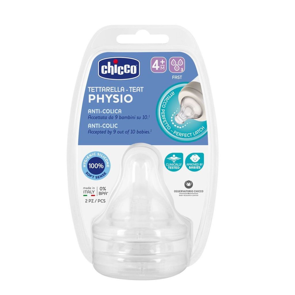 Chicco Tetina silicon perfect 5 4M+  2 buc (2021) 20335 Cutie N2