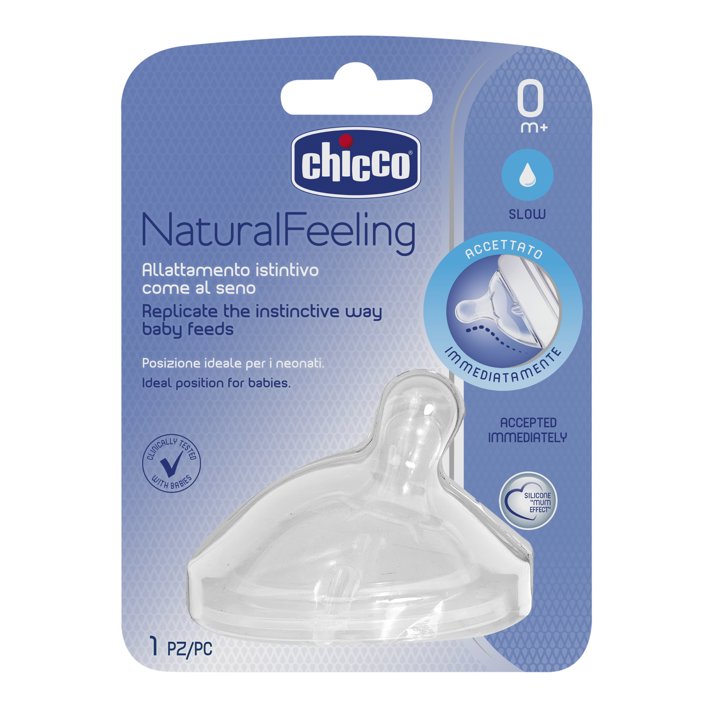 Chicco tetina silicon NaturalFeeling,flux regular 0+luni 08101110 Bucata N1