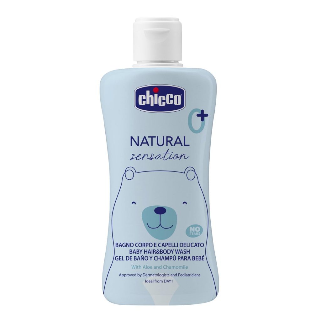 Chicco Natural Sensation Gel de dus/Sampon 200ml NEW 11530 Bucata N1
