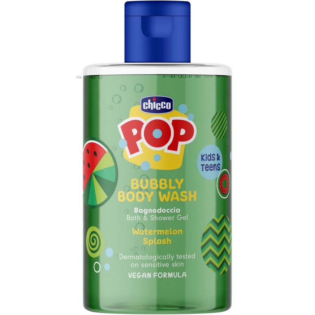 Chicco POP Gel de dus/spuma , pepene verde 300 ml 12371 Bucata N1