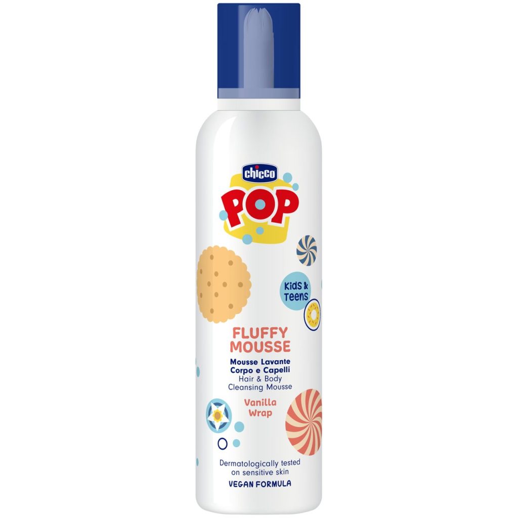 Chicco POP mousse par/corp, vanilie  200 ml 123690 Bucata N1